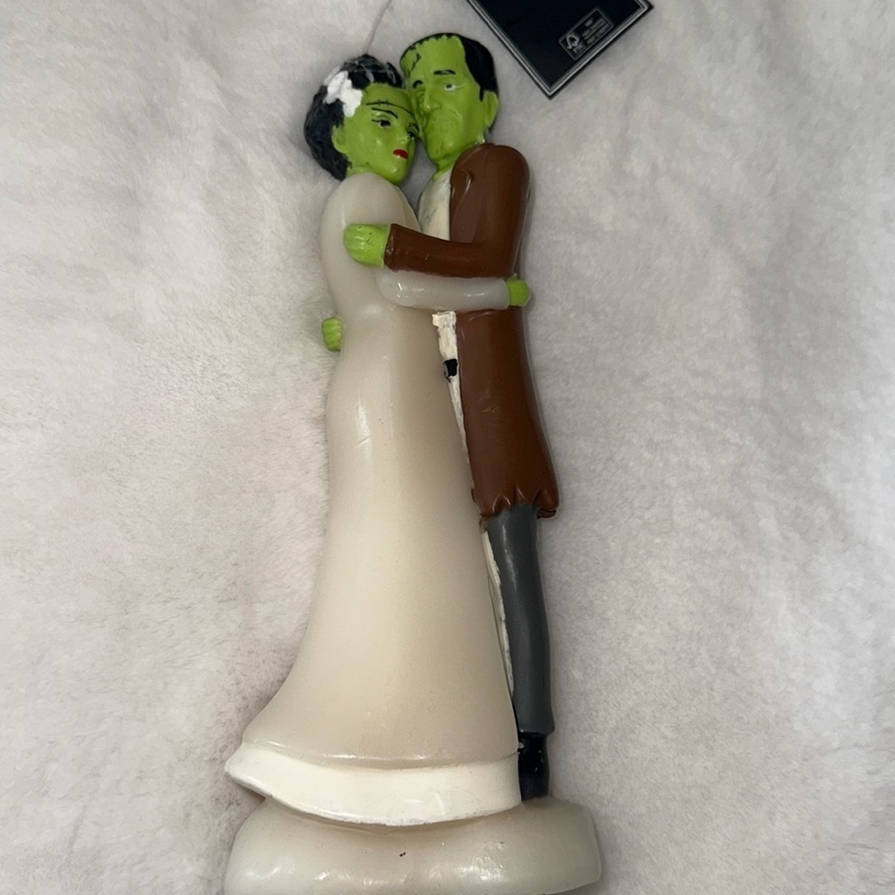 Frankenstein and Bride Candle